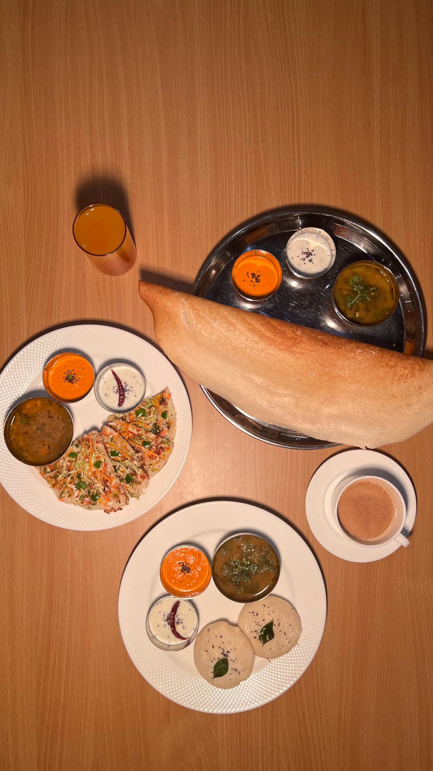 Satvik vegetarian thali at D’Peacock Restaurant